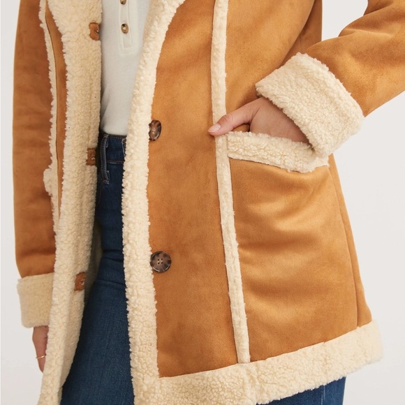 Marine Layer Penny Lane Sherpa Coat - Picture 7 of 7